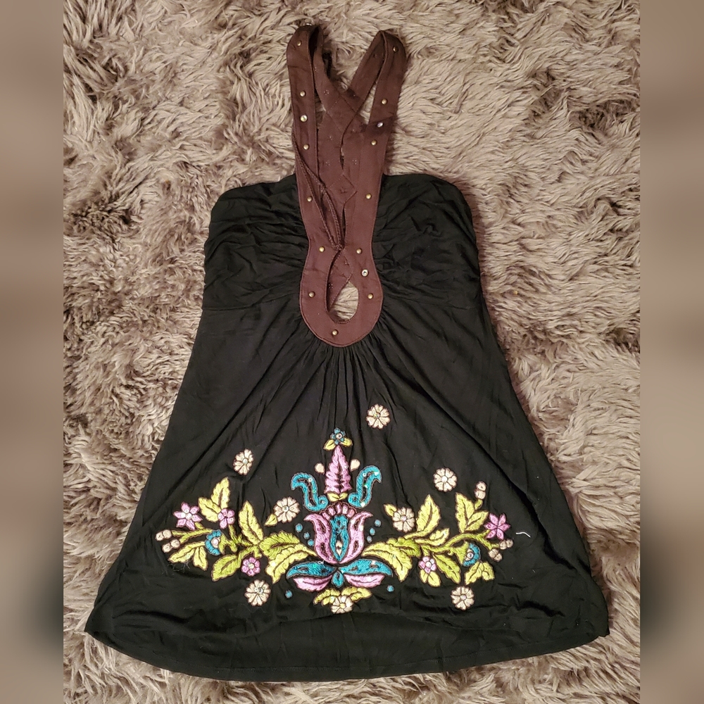 Soul Revival Embroidered Top Size S